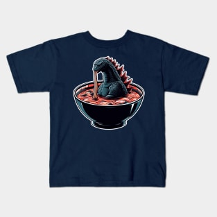 Godzilla Ramen 3 Kids T-Shirt